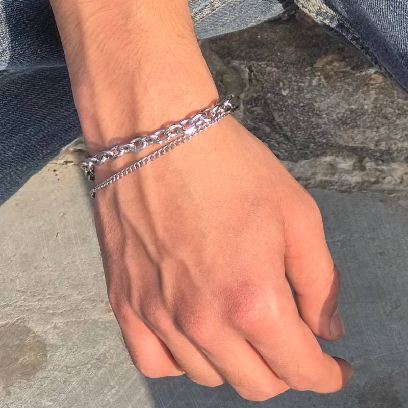 DUAL LINK Minimal Bracelet