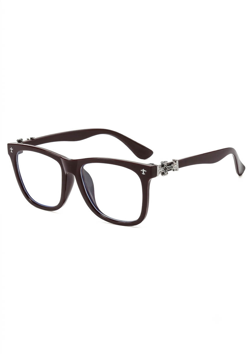 Black chrome heart frame