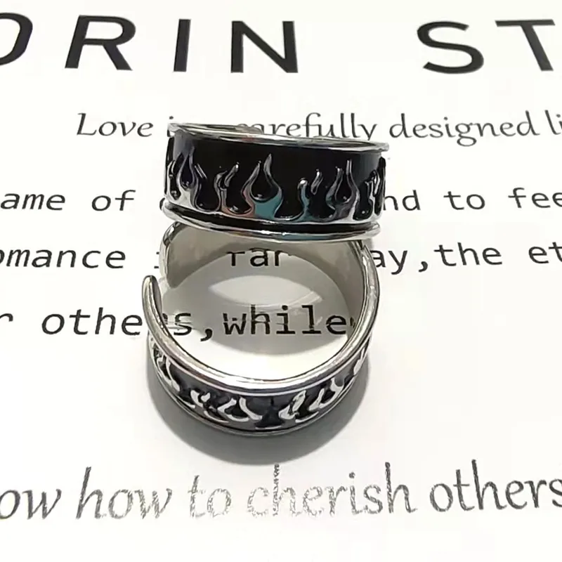 Obsidian Flame Ring