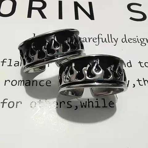 Obsidian Flame Ring