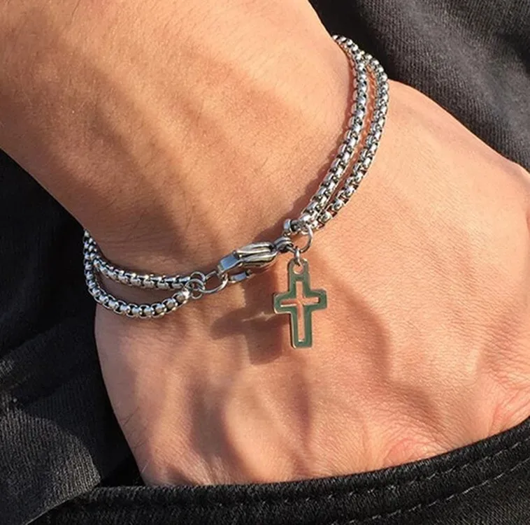 CROSSLINK Dual Chain Bracelet