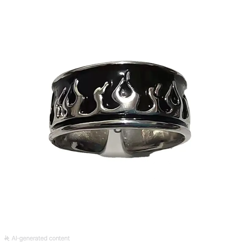 Obsidian Flame Ring