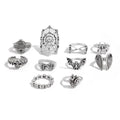 Gothic ring set (10 pcs)